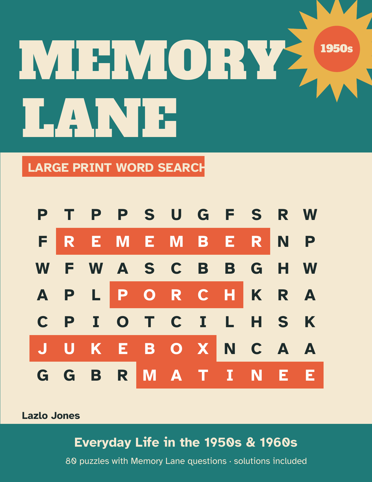 Memory Lane front cover